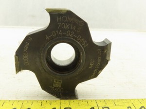 Homag 4-014-02-0451 70x14.3mm 4 Tooth Indexing Profile Cutter Edge Bander