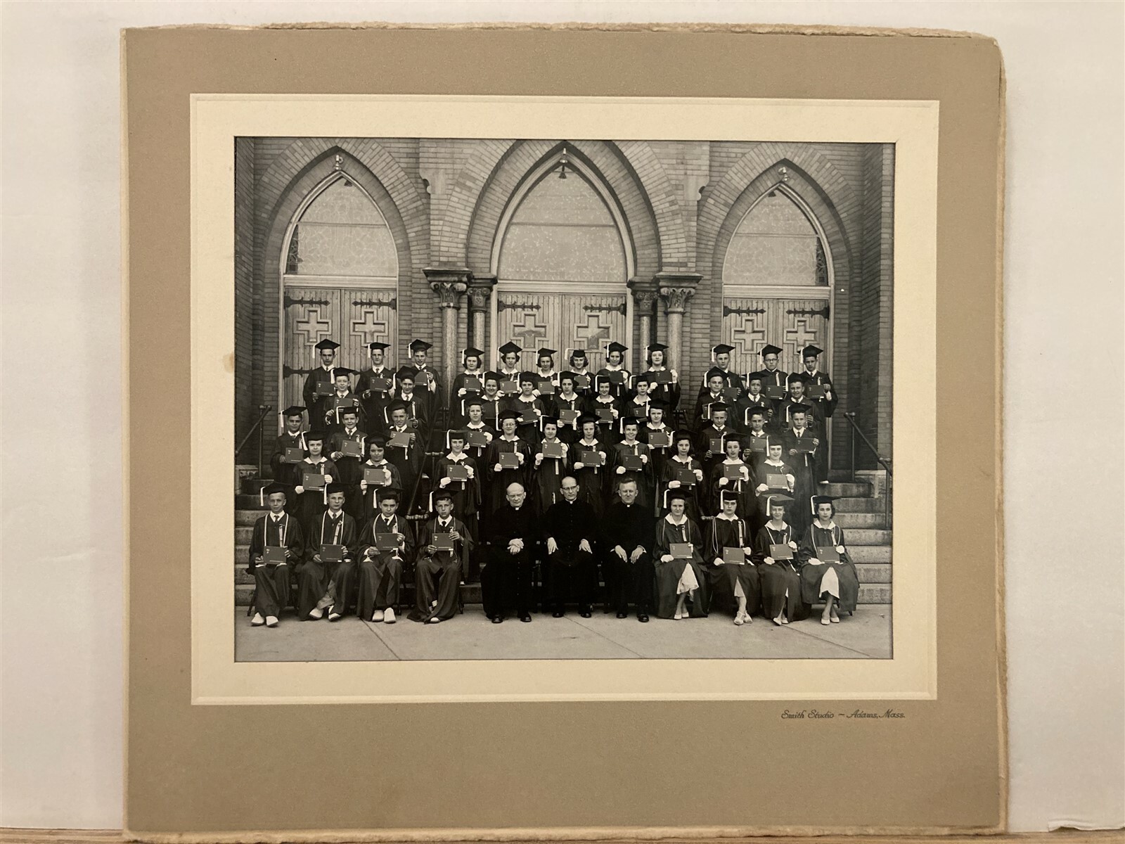 1957 St Stanislaus Kostka School 8th Grade Graduation Photograph Adams