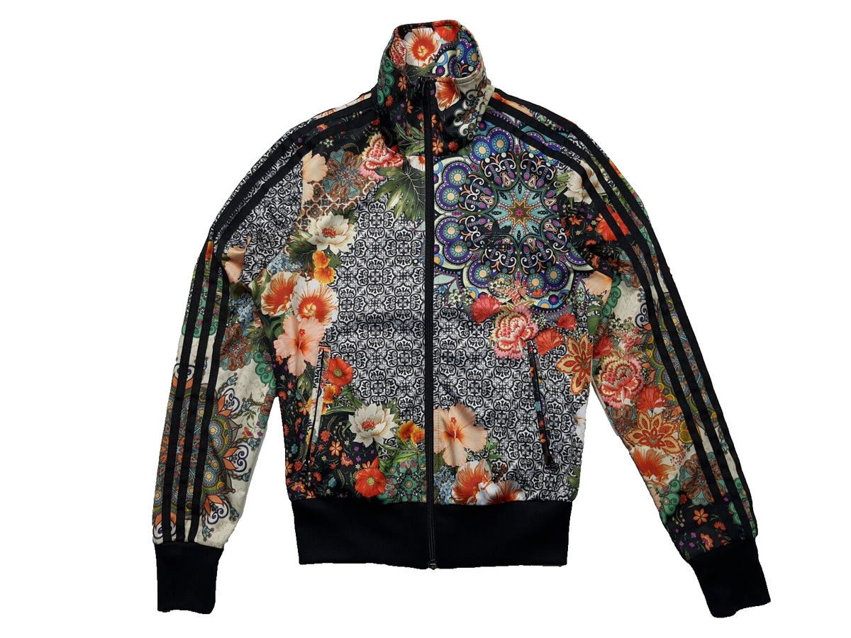 Adidas x FARM Rio Jardim Agharta Zip Up Firebird Track Jacket Size