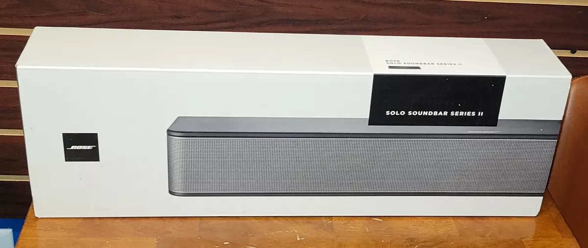 Bose Solo Series II Soundbar - Black (845194-1100) - W/ Remote