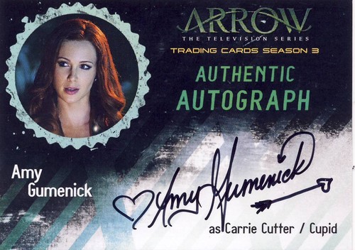 Tarjetas coleccionables de la temporada 3 de Arrow 2017 autógrafo utilería de armario: tú eliges - Imagen 17 de 60