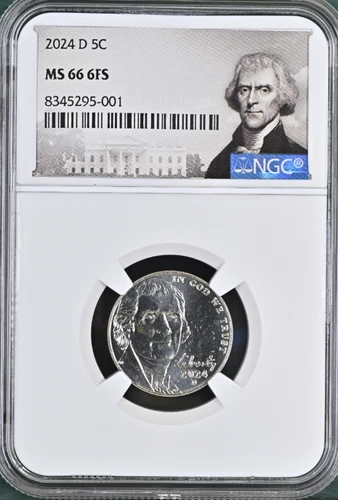 2024 D Jefferson Nickel 5c NGC MS 66 6FS