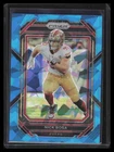2022 Panini Prizm Football Blue Ice Nick Bosa #269 PSA 8.5