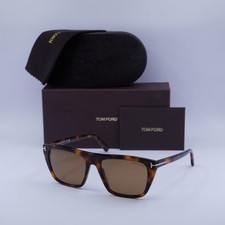 Tom Ford FT1175 53E Blonde Havana/Brown 56-18-145 Sunglasses New Authentic