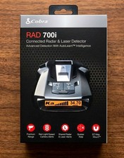 Cobra RAD 700i Laser Radar Detector, Laser Eye Front and Rear Detection - NEW