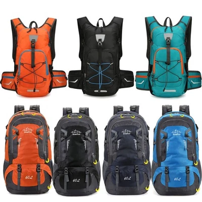 HUNTVP 30L 60L Rucksack Wasserdicht Outdoor Reise Sport Wanderrucksack Trekkingrucksack