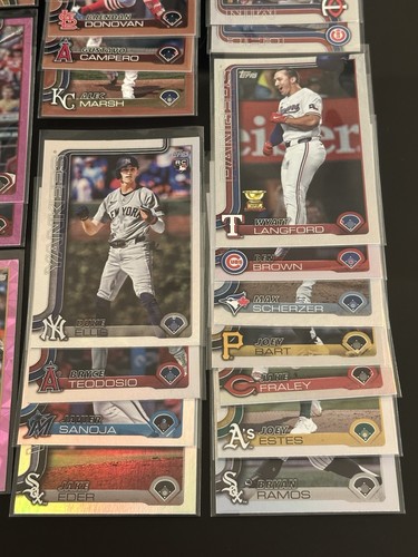 Lote 2025 Topps Serie 2 SP (86) Diamante, HOT DOG, Holo, Dorado, Rosa, Naranja, Sol - Imagen 11 de 22