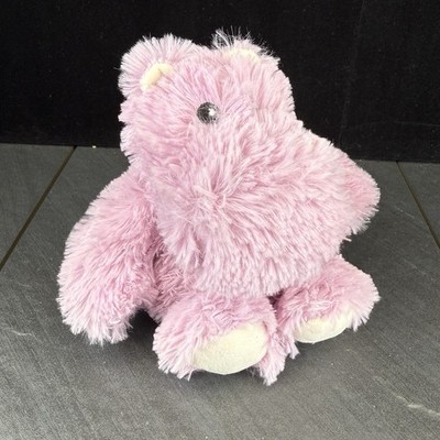 Warmies Microwavable Plush Lavender Hippo 7'' Scented Cozy Heat Pack