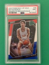 2023 Panini NSCC VIP Gold Matas Buzelis Prospect Red White Blue 13/15 SSP #MB