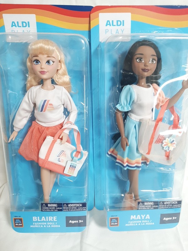 ALDI Store Exclusive Fashion Dolls Maya & Blaire Jakks Pacific Limited Edition 