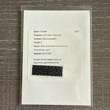 2025 Panini Silhouette Quad Auto Bill Cowher, Jimmy Johnson, Marv Levy, Switzer