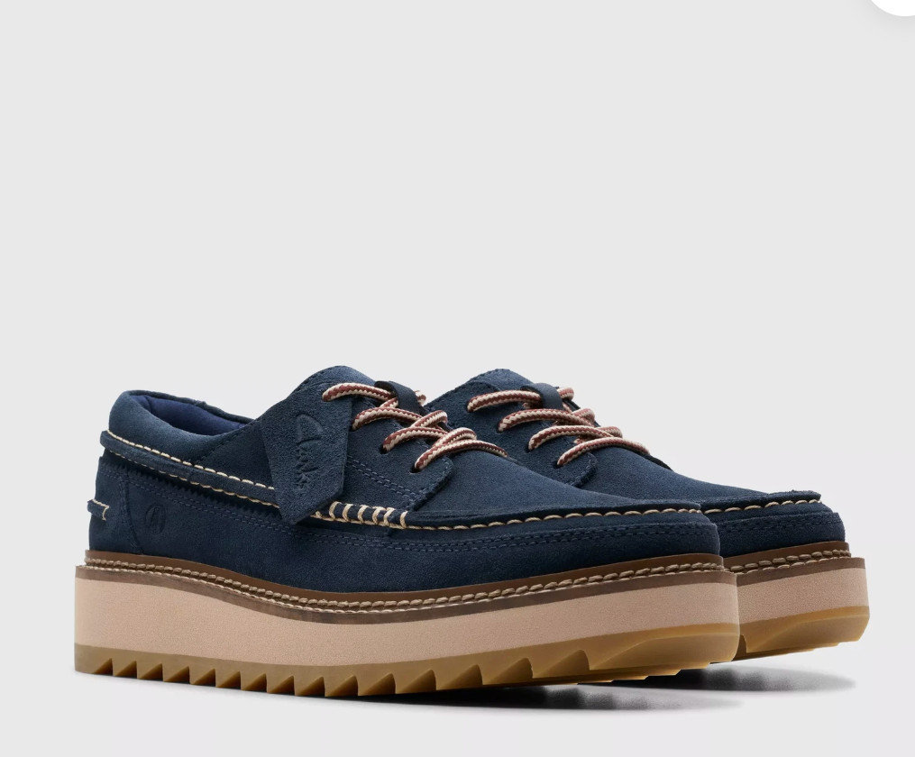 Clarks Originals Men's  Clarkhill Lace Navy Suede 26176114 image 2
