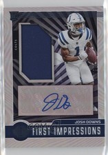 2023 Illusions First Impressions Memorabilia Blue /99 Josh Downs #121 Auto 13kh