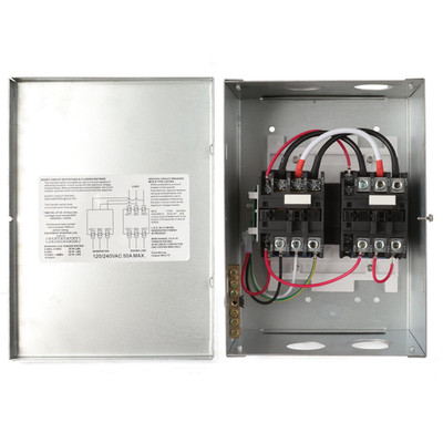 Mocar7 50 Amp Automatic Transfer Switch For Rv Outdoor Speedboats 120/240 Vac