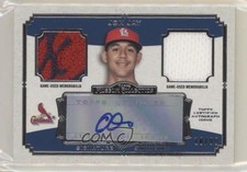 2013 Museum Collection Signature Swatches Dual Relics 18/99 Jon Jay Auto 03hd