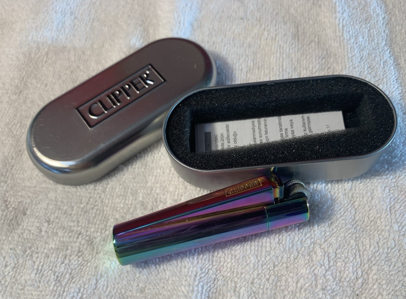 (rainbow) With Gift Box Refillable  - Authentic - New