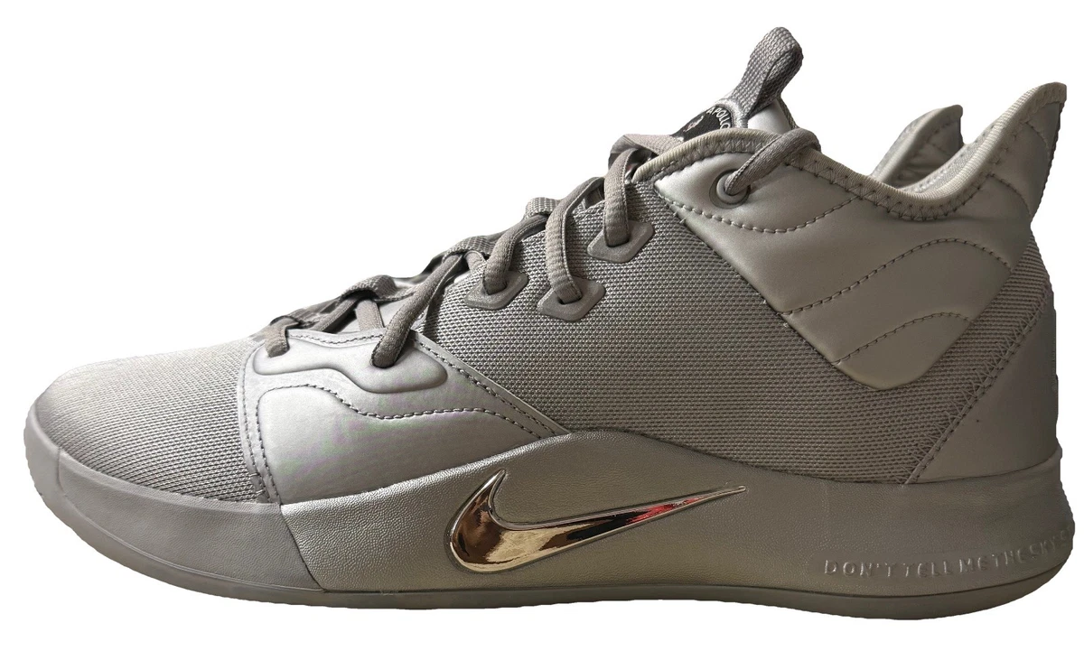 Size 9.5 - Nike NASA x PG 3 50th Anniversary Silver Grey Basketball Shoes Nike NASA x PG 3 50th Anniversary | eBay main image 3