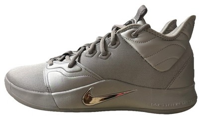 Nike PG 3 NASA Apollo Missions 50th Reflective Silver| CI2666-001 Men Size 12.5 