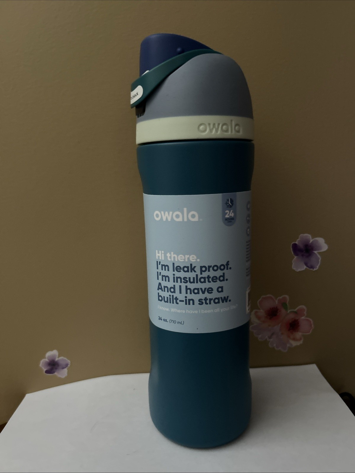 Owala  Insulated Free Sip Stainless Steel Water Bottle With 
