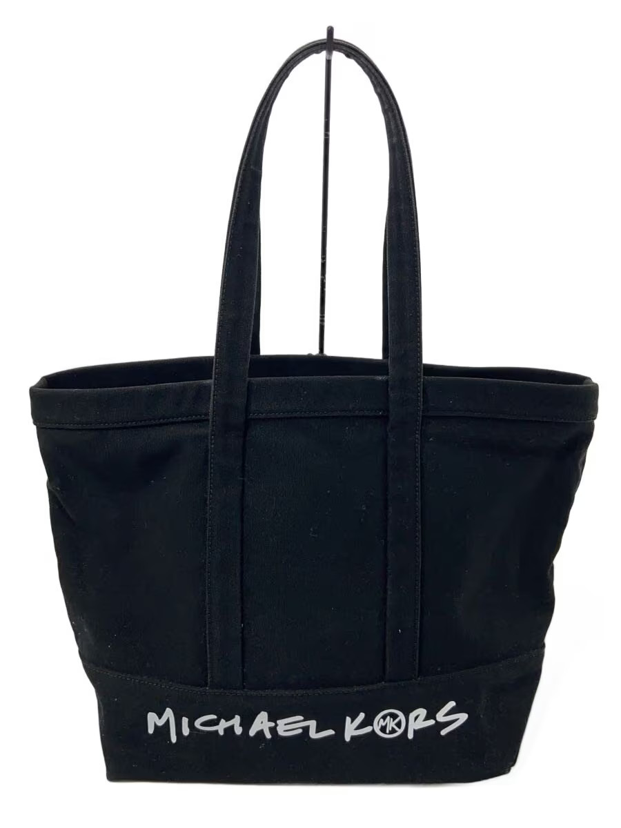MICHAEL KORS Tote Bag Canvas BLK Solid CE 2106