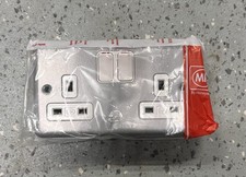 RCD Safety External Wall Socket Double Honeywell Switch
