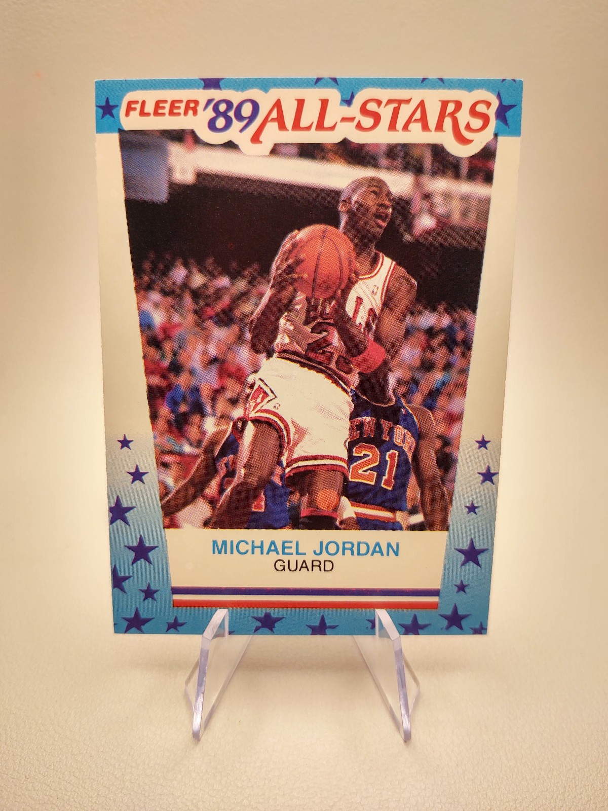 1989-90 Fleer - '89 All-Stars Stickers Michael Jordan #3