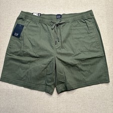Gap Men's Soft Cotton 7" Inseam Pockets Pull On Short Size XL NWT- Fast Shipping