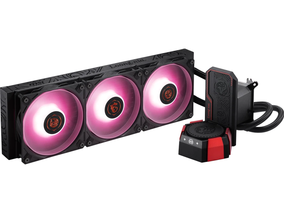 MSI CORELIQUID A17 EDICIÓN MLG, Global, 3 x Ventilador ARGB Gen2, Bloque ARGB Gen2, Foto 3 de 4