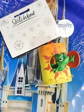 2025 Disney Parks Sketchbook Ornament Tangled Pascal In Lantern New