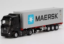 MINI GT 1/64 Mercedes Benz Actros with 40ft Container MAERSK LHD MGT00112-L