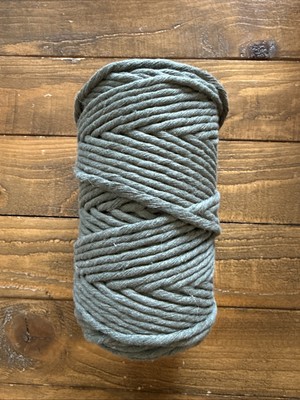 Bobbiny XXL 5mm Macrame Cord ''Avocado'' 100% Cotton, 112 Fibers, 523 g
