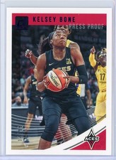 2019 Panini Donruss WNBA 39 Kelsey Bone Purple Press Proof 39/99