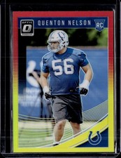 2018 Donruss Optic #101 Quenton Nelson Red and Yellow