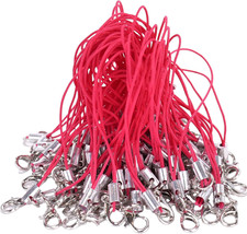 100PCS DIY Charm Straps with Lobster Clasp Colorful Lanyard Cords for Charms, U