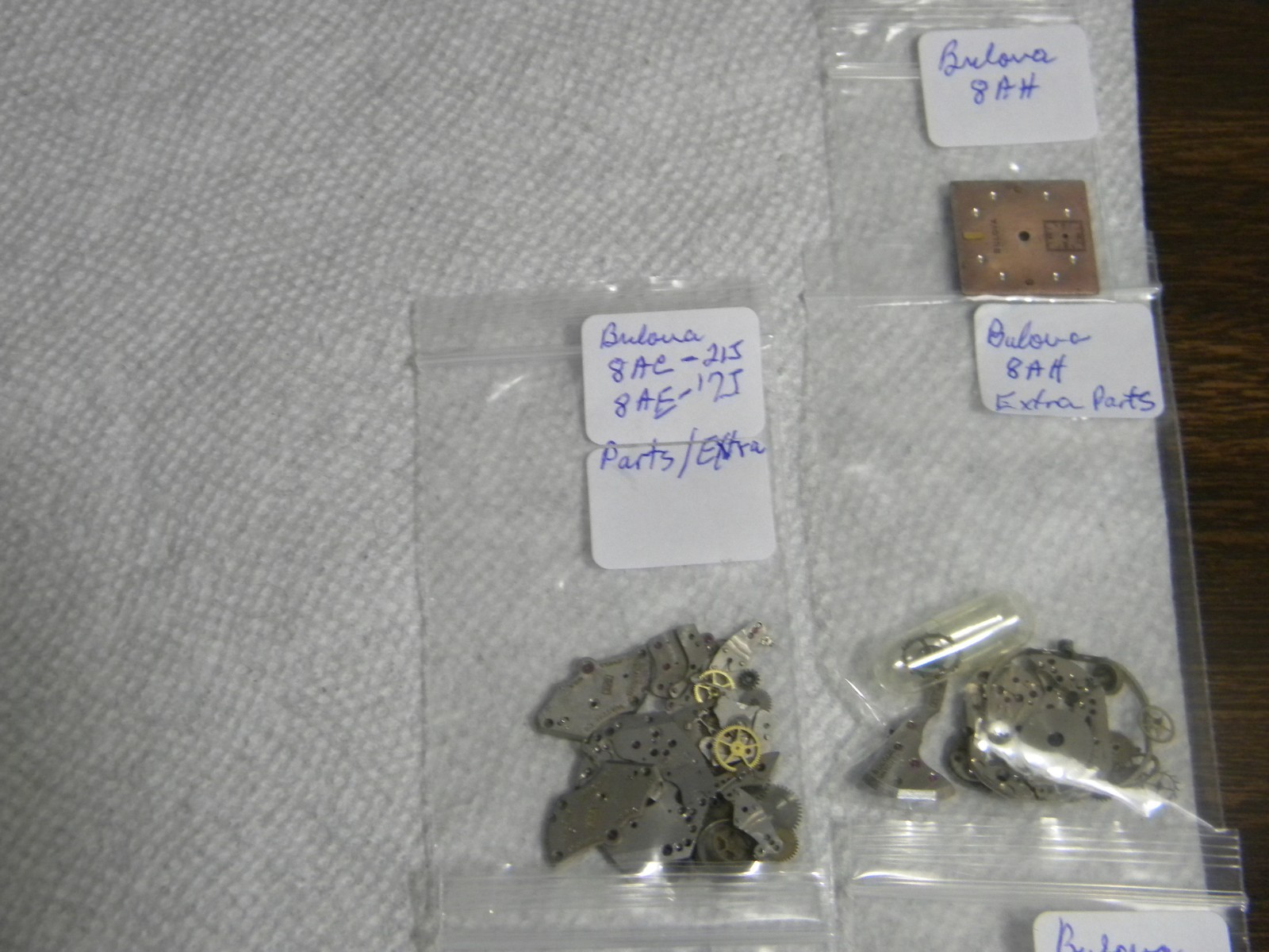 Lot Bulova Movements 10BT 10AX 10AK 11ACC 8BA 8AC 8AE 8AH & Partials for Parts