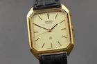 Vintage 1980 [Exc+5] Seiko 9721-5040 Gold Quartz Mens Watch From JAPAN
