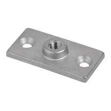 Calbrite S60300spmp Split Ring Mounting Plate, 316 Ss, 3/8 In