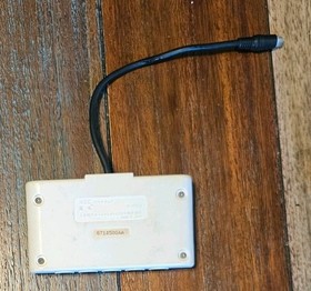 PC ENGINE TURBOGRAFX-16 TURBO DUO TAP - PI-PD003 - WHITE MULTITAP - OEM ORIGINAL