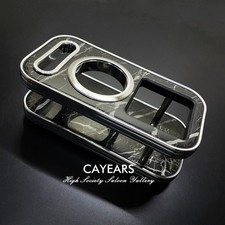 Jp Dad Chrome Marble Texture Black Luxury Cup Holder Drink Car Instrument Table