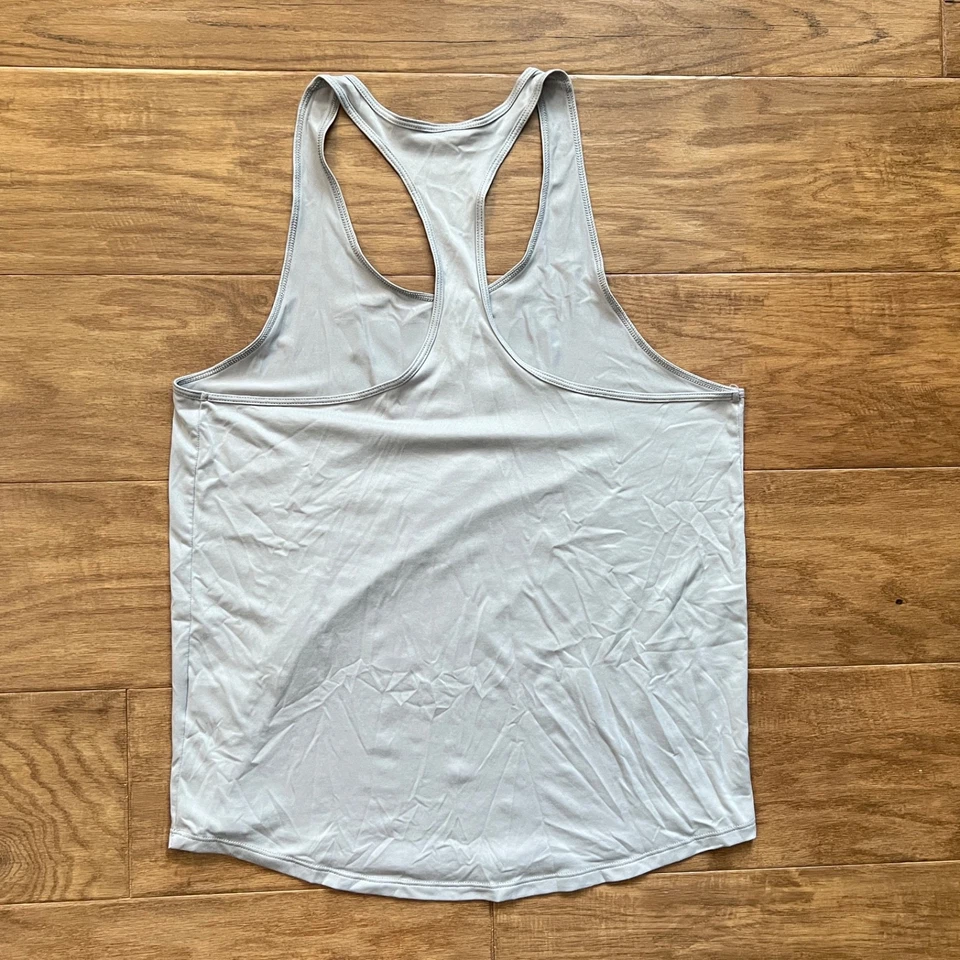 РОЗОВЫЙ активный Victoria's Secret Майка размер S серый спортивная - Изображение 2 из 4