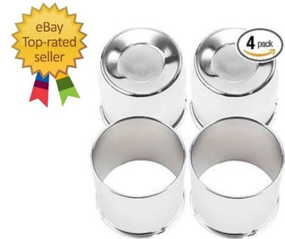 4.25 inch Trailer Wheel Center Caps 4Pcs Chrome Hub Cap