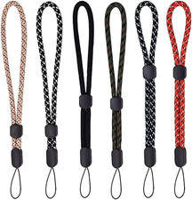 Wrist Lanyard Hand Strap 6Pcs, Short 7.5" Adjustable Wrist Rope for Electronic A