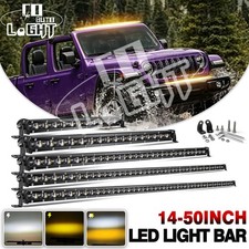 71420324452 Slim Led Work Light Bar White Amber Driving Lamp Offroad Truck 71420324452 Slim Led Work Light Bar White Amber Driving Lamp Offroad Truck