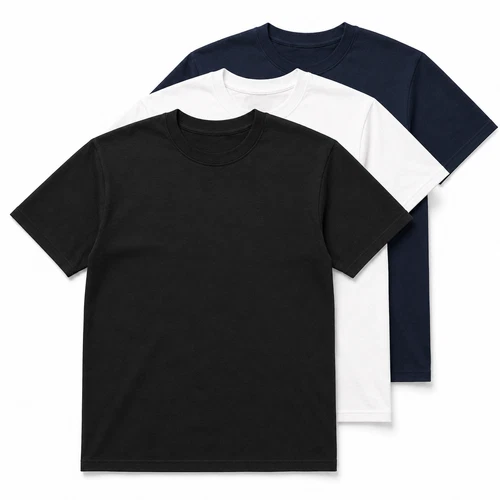 Gildan Heavy Cotton 5000 T-Shirt 3 & 5 Pack Men's Plain Crew Neck Cotton Tee image 3