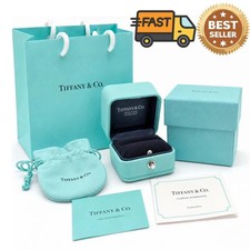 Tiffany Co. Signature Engagement Blue Ring Box USA