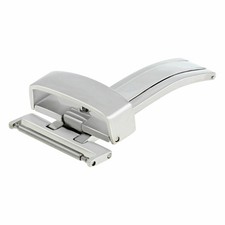 14MM DEPLOYMENT BAND BUCKLE CLASP FOR OMEGA SEAMASTER WATCH LEATHER STRAP SHINY