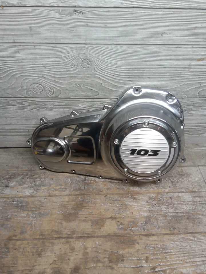 Harley-Davidson Ultra Limited 103 2012 12 09-13 cubierta primaria exterior cromada Foto 2 de 4