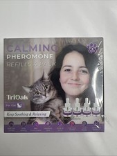 Tri-Oak Cat Calming Pheromone 4 Diffuser Refills SEALED
