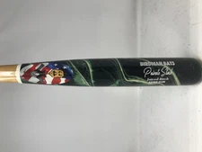 New Birdman Custom BSSMN Birch Wood Baseball Bat Juiced Birch Natural/Green