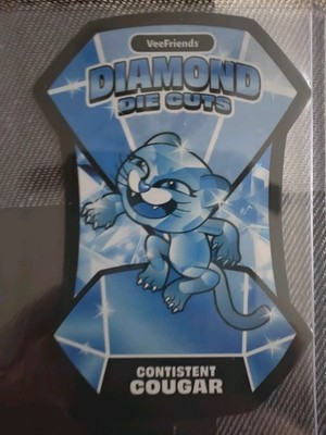 VeeFriends  Spectacular Series Super Sticker Diamond Die Cuts Contistent Cougar 
